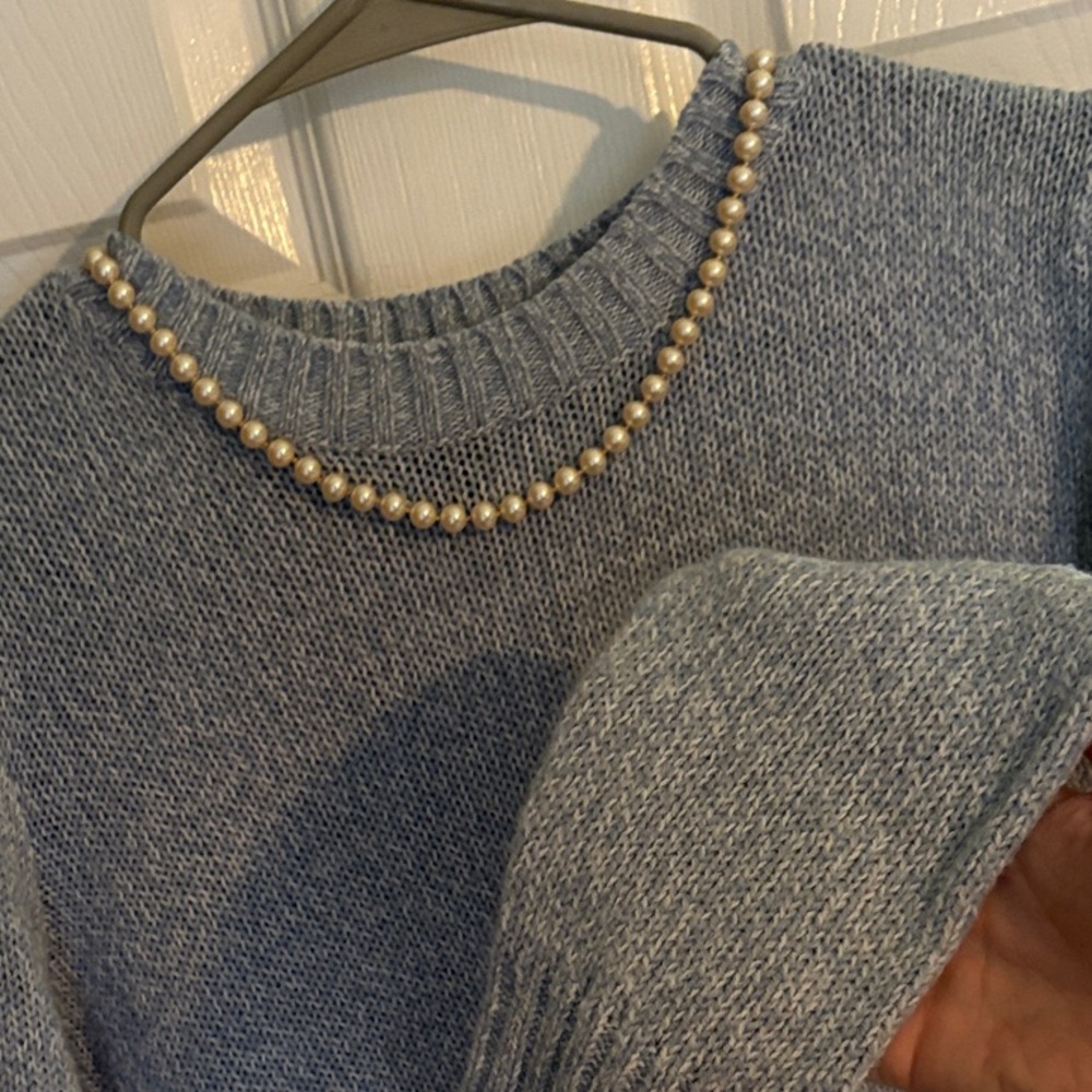 Elegant Blue Sweater
